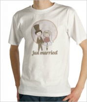 Купить футболку Just married (Молодожены)