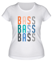 Купить футболку женскую Bass bass bass