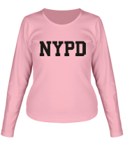 Женская футболка с длинным рукавом NYPD