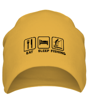 Шапка Eat Sleep Fishing