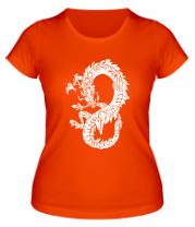 Купить футболку женскую Древний китайский дракон