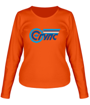 Женская футболка с длинным рукавом НИИЖТ СГУПС логотип