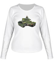 Женская футболка с длинным рукавом Танк Кентаур (Mk. VIII Centaur)