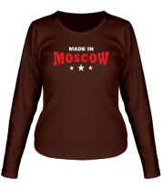 Женская футболка с длинным рукавом Made in Moscow