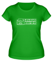 Купить футболку женскую Subaru Forester Club