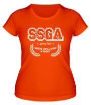 Купить футболку женскую СГГА Сибирская государственная геодезическая академия