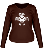 Женская футболка с длинным рукавом Египетская птица