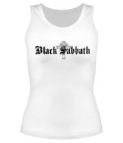 Майка Black Sabbath text with logo