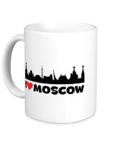 Кружка Я люблю тебя, Москва