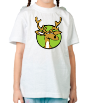 Детская футболка Довольный олень 