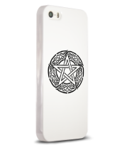 Чехол для iPhone 5/5s Звезда пентаграмма и кельтский орнамент