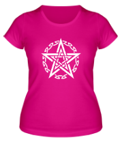 Купить футболку женскую Звезда и кельтский узор