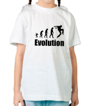 Детская футболка Танцор эволюция