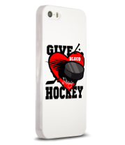 Чехол для iPhone 5/5s Give hockey