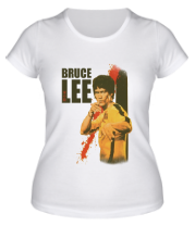 Купить футболку женскую Bruce Lee blood