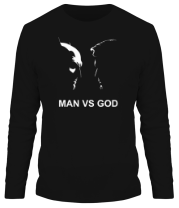 Футболка с длинным рукавом Man vs God