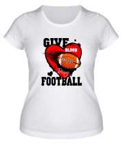 Купить футболку женскую Give football