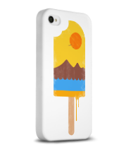 Чехол для iPhone 4/4s Summer (Natural Ice Cream)