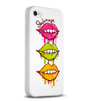 Чехол для iPhone 4/4s Сладкие губы