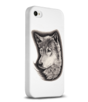 Чехол для iPhone 4/4s Портрет Волка
