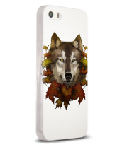 Чехол для iPhone 5/5s Осенний Волк