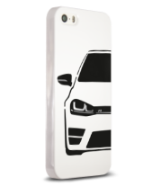 Чехол для iPhone 5/5s VW MK7 R Black