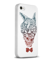 Чехол для iPhone 4/4s Fox skull