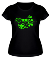 Купить футболку женскую I Love Ibiza