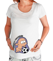 Футболка для беременных Будущий футболист 