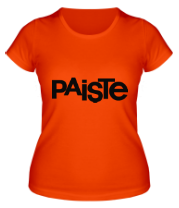 Купить футболку женскую Paiste