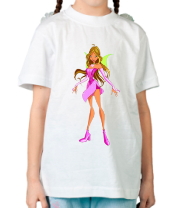 Детская футболка Winx Flora