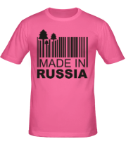 Футболка Made in Russia штрихкод